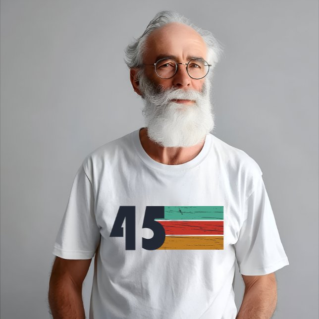 Camiseta Nascer em 1945. presentes de 80 de aniversário (Criador carregado)