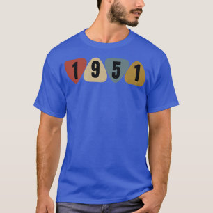 Camiseta Nascer Em 1951, Aniversário Da Guitarrista Guitar