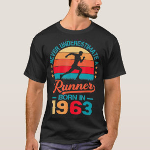 Camiseta Nascer em 1963 60º aniversário com 60 anos