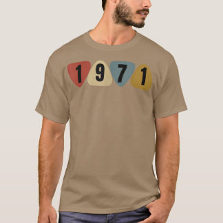 Camiseta Nascer Em 1971, Aniversário Da Guitarrista Guitar 
