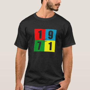 Camiseta Nascer Em 1971 Retro Vintage 51Rua Limited Edition