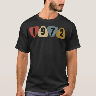 Camiseta Nascer Em 1972, Aniversário Da Guitarrista Guitar 
