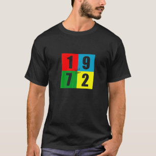 Camiseta Nascer Em 1972 Retro Vintage 50º Aniversário