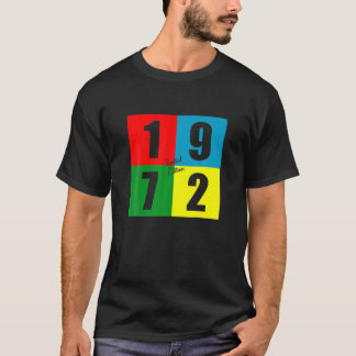 Camiseta Nascer Em 1972 Retro Vintage 50Th Edição Limitada