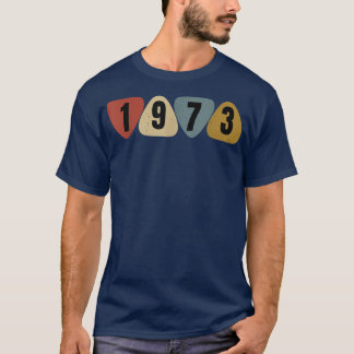 Camiseta Nascer Em 1973, Aniversário Da Guitarrista Guitar 