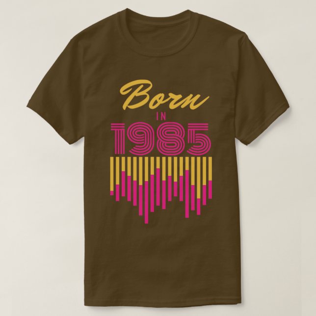 Camiseta Nascer em 19851 (Frente do Design)