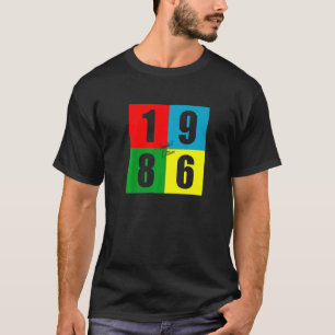 Camiseta Nascer Em 1986 Retro Vintage 36º Aniversário