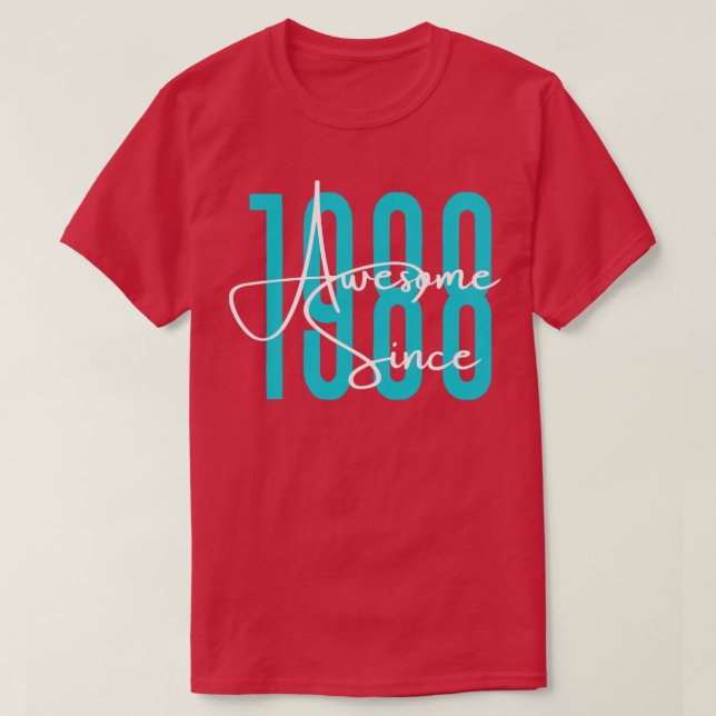 Camiseta Nascer em 1988 (Frente do Design)