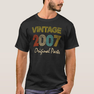 Camiseta Nascer Em 2007, Com 15 Anos De Idade, Feita Em 200