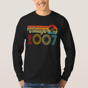 Camiseta Nascer Em 2007 Com 15 Anos De Idade Feito No Nasci