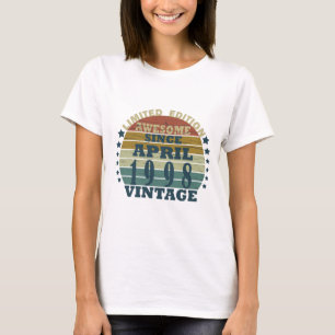 Camiseta Nascer em abril de 1998