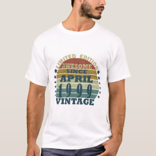 Camiseta Nascer em abril de 1999
