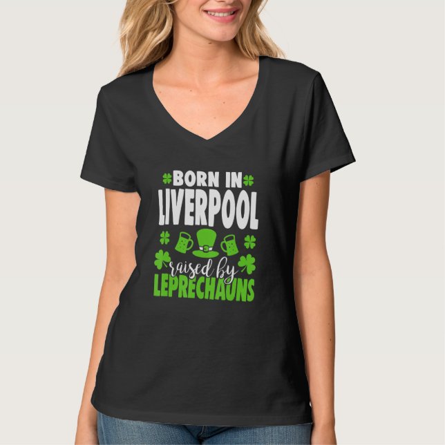Camiseta Nascer em Liverpool criado por dublês 1 (Frente)