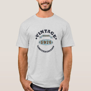 Camiseta nascer em novembro de 1970 Vintage aniversário