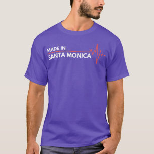 Camiseta Nascer Em Papais noeis Monica California USA Cali