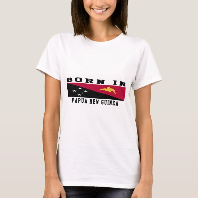 Camiseta Nascer em Papuá-Nova Guiné (Frente)