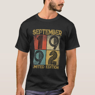 Camiseta Nascer Em Perigo Em Setembro De 1992 Festa de aniv
