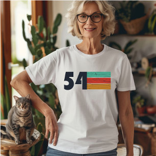 Camiseta nascer em presente de aniversário de 70 de 1954