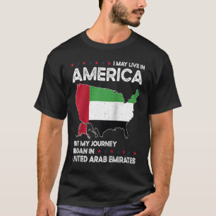 Camiseta Nascer Emirados Árabes Unidos Emirados Árabes Unid