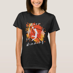 Camiseta Nascer Engraçado De Basquete Para Ganhar Design Es