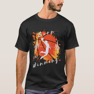 Camiseta Nascer Engraçado De Basquete Para Ganhar Design Es