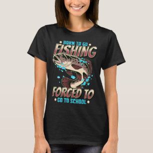 Camiseta Nascer Engraçado De Ir Pescar Barcos Pescadores