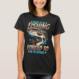 Camiseta Nascer Engraçado De Ir Pescar Barcos Pescadores