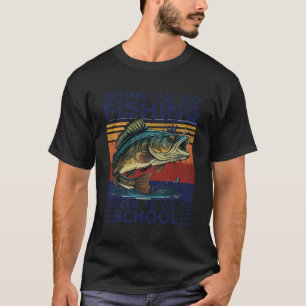 Camiseta Nascer Engraçado De Ir Pescar Barcos Pescadores
