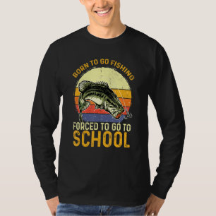 Camiseta Nascer Engraçado De Ir Pescar Barcos Pescadores