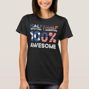 Camiseta Nascer Escócia Escócia Americana Cidadania