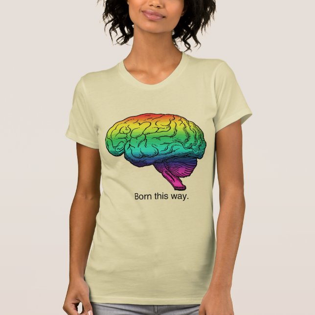 CAMISETA NASCER ESTE CÉREBRO DA MANEIRA (Frente)