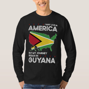 Camiseta Nascer Guiana Guiana Americana Cidadania