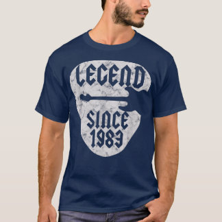 Camiseta nascer Guitarista de 39 anos em 1983 39º aniversár