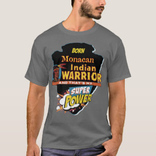 Camiseta Nascer Indígena Nativo Americano Monacan com Super