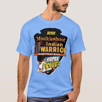 Camiseta Nascer Indígena Nativo Americano Muckleshot com Su