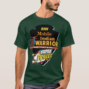 Camiseta Nascer Indígena Nativo Móvel Americano Com Super P