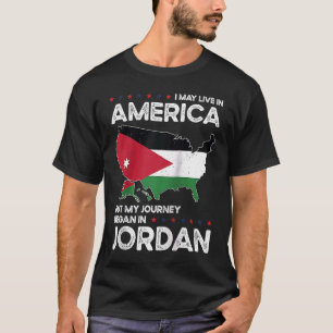 Camiseta Nascer Jordania Jordan American USA Cidadania Rag