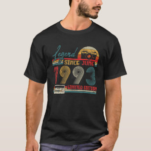 Camiseta Nascer Junho De 1993 Lenda Desde Junho De 1993 28 