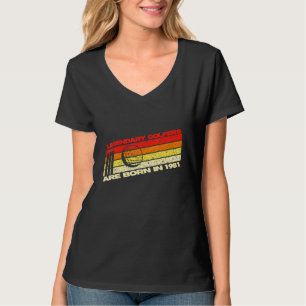 Camiseta Nascer Legendário De Golfistas Em 1981, 41ª Repous