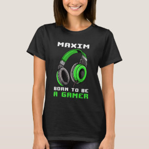 Camiseta Nascer Maxim Para Ser Um Jogador Personalizado