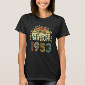 Camiseta Nascer Men 70 de Aniversário do Dia Incrível de Ma