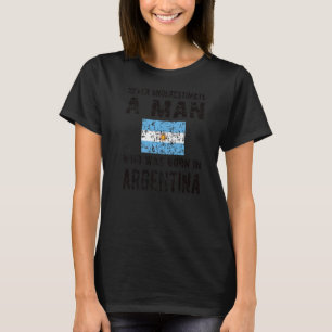 Camiseta Nascer Mens Na Argentina Bandeira Argentina
