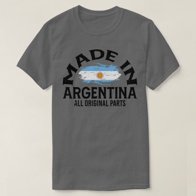Camiseta Nascer na Argentina 1 (Frente do Design)
