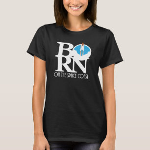 Camiseta NASCER na costa do espaço