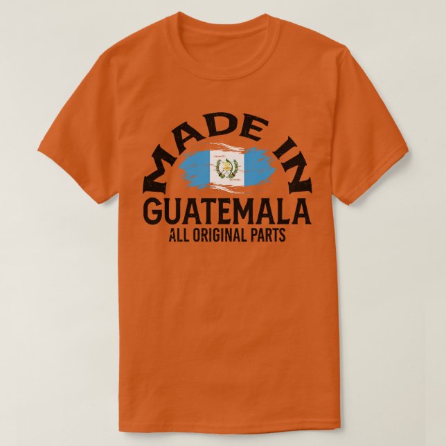 Camiseta Nascer na Guatemala (Frente do Design)