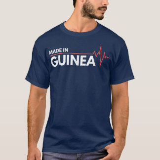 Camiseta Nascer Na Guiné África País Africano De Nascimento