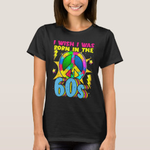 Camiseta Nascer na Vintage Retro 1960s hippie nostalg