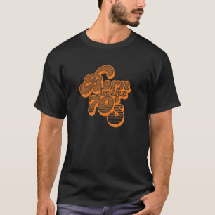 Camiseta Nascer Na Vintagem Retroativa Dos Anos setenta 70