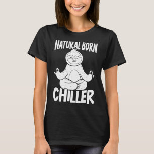 Camiseta Nascer Natural Chiller Lazy Sloth Arboreal Willife