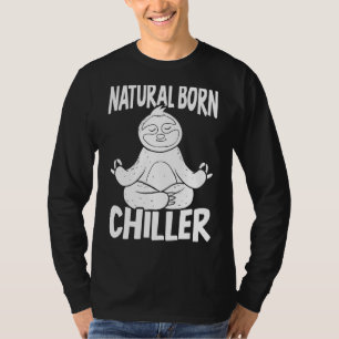Camiseta Nascer Natural Chiller Lazy Sloth Arboreal Willife